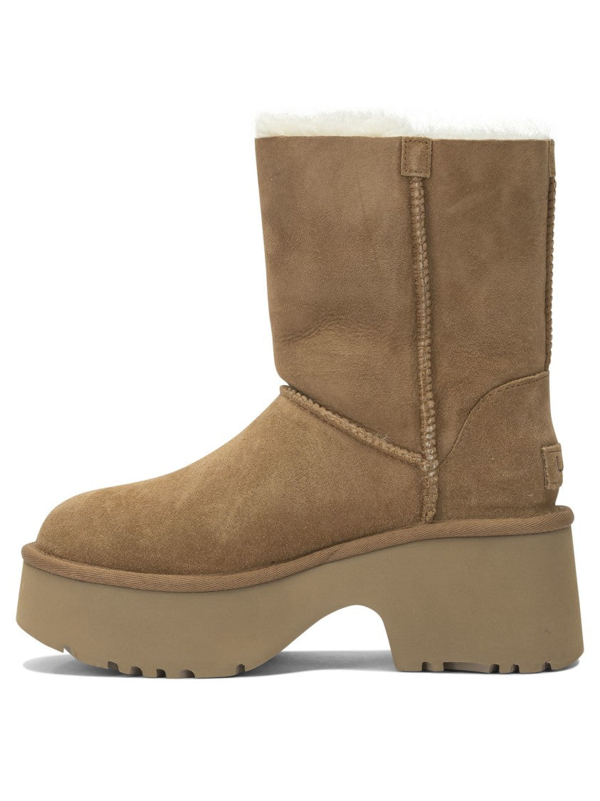Ugg Compact Ankle Boots With Inverted Sheepskin