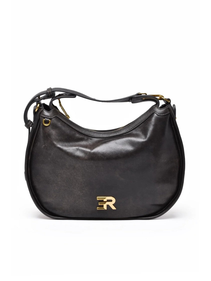 Ermanno Firenze Angelica Shoulder Bag With Luxurious Bovine Leather And Spacious Design