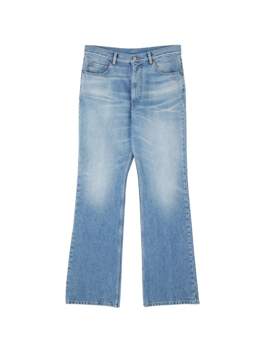 Mm6 By Maison Margiela Light Blue Classic Five-Pocket Jeans