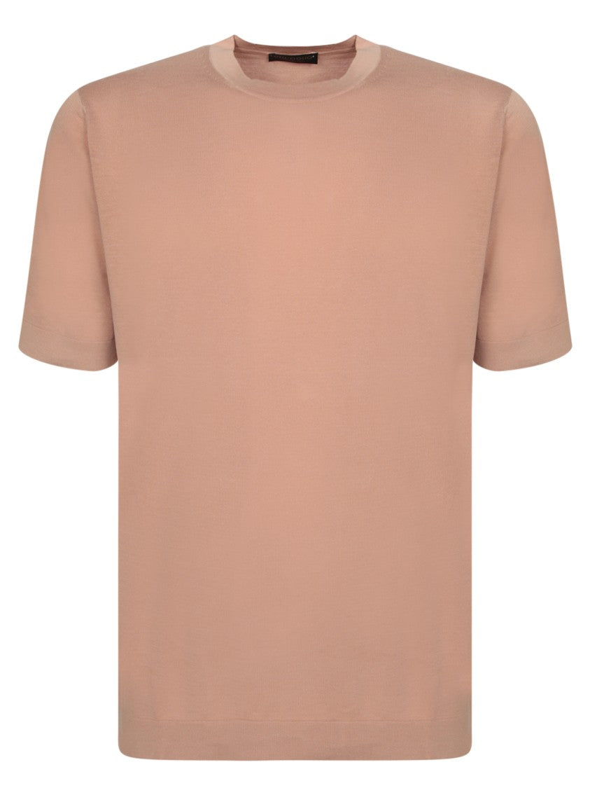 Dell'oglio Salmon Crepe T-Shirt