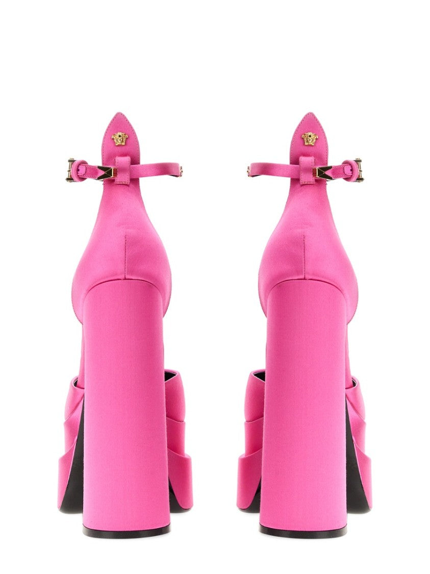 Versace Aevitas Pointy Platform Pumps