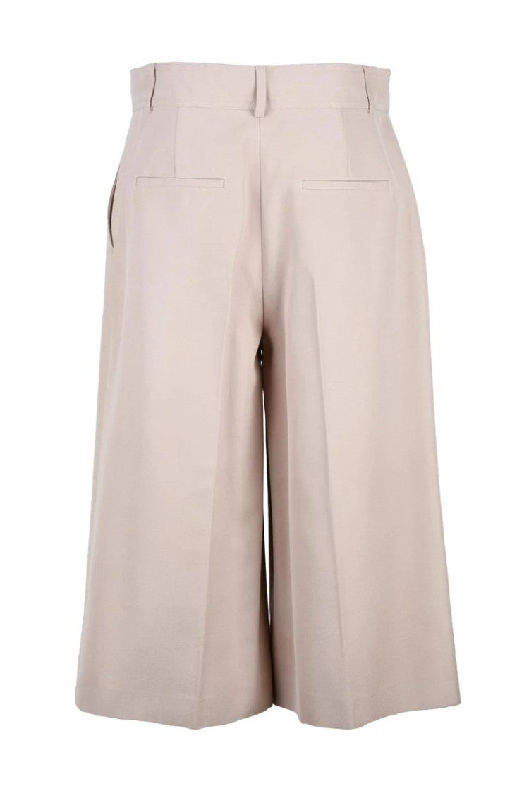 Dior Silk Bermuda Shorts - Beige