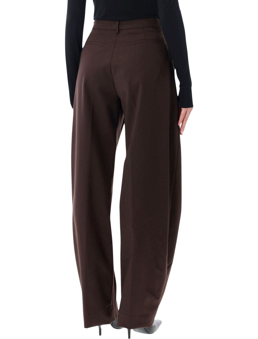 The Latest Sculptural High-Waist Wide Pants