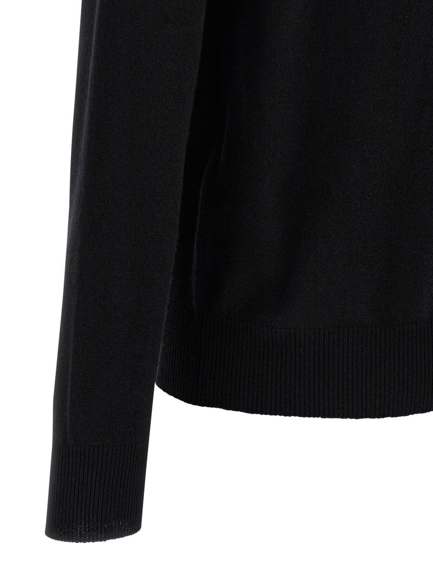Saint Laurent Long-Sleeved Polo Shirt With Classic Collar