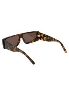 Courrèges Bold Havana Acetate Sunglasses With Rectangular Frame