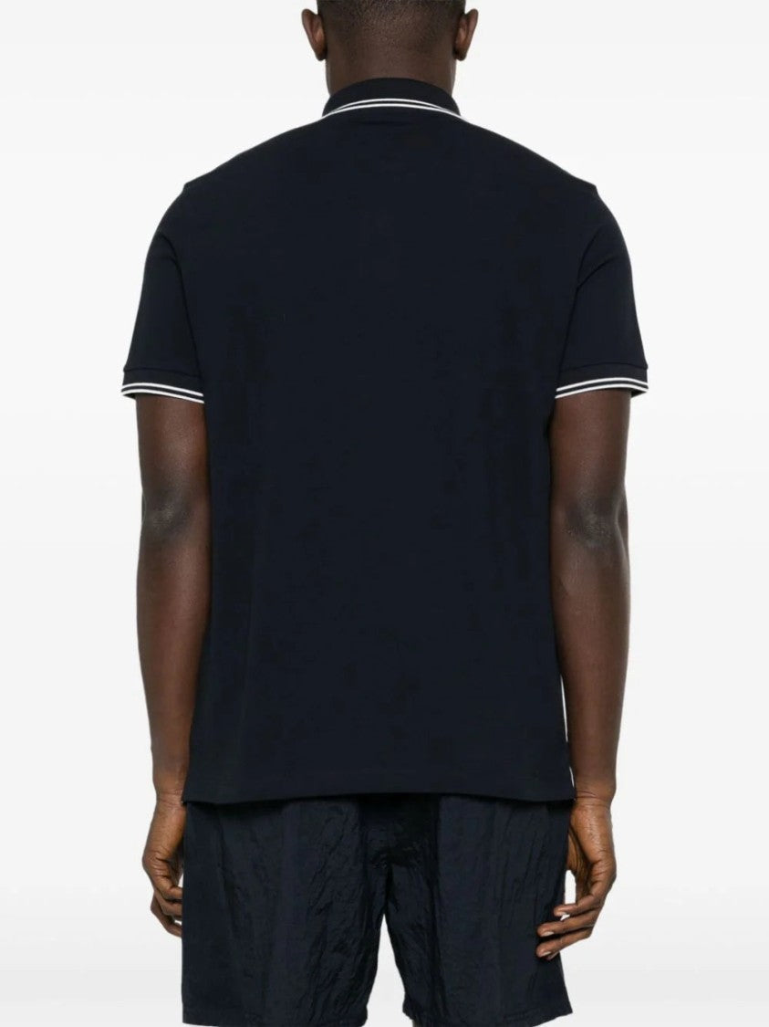 Stone Island Piqué Cotton Polo Shirt