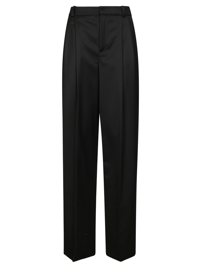 Elisabetta Franchi Tailored High-Waist Trousers With Wide Legs