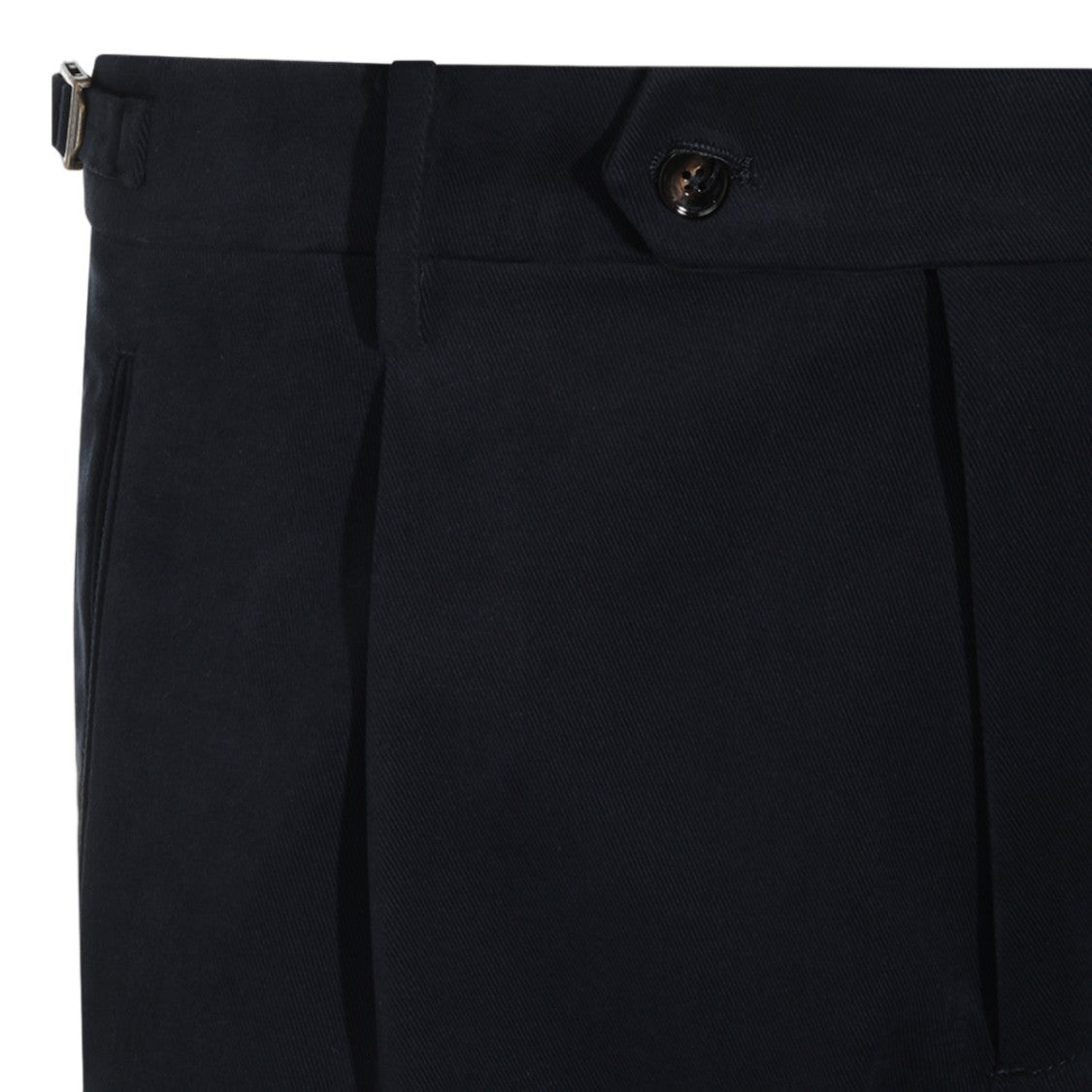 Berwich Single-Pleat Cuffed Tailored Straight-Leg Pants