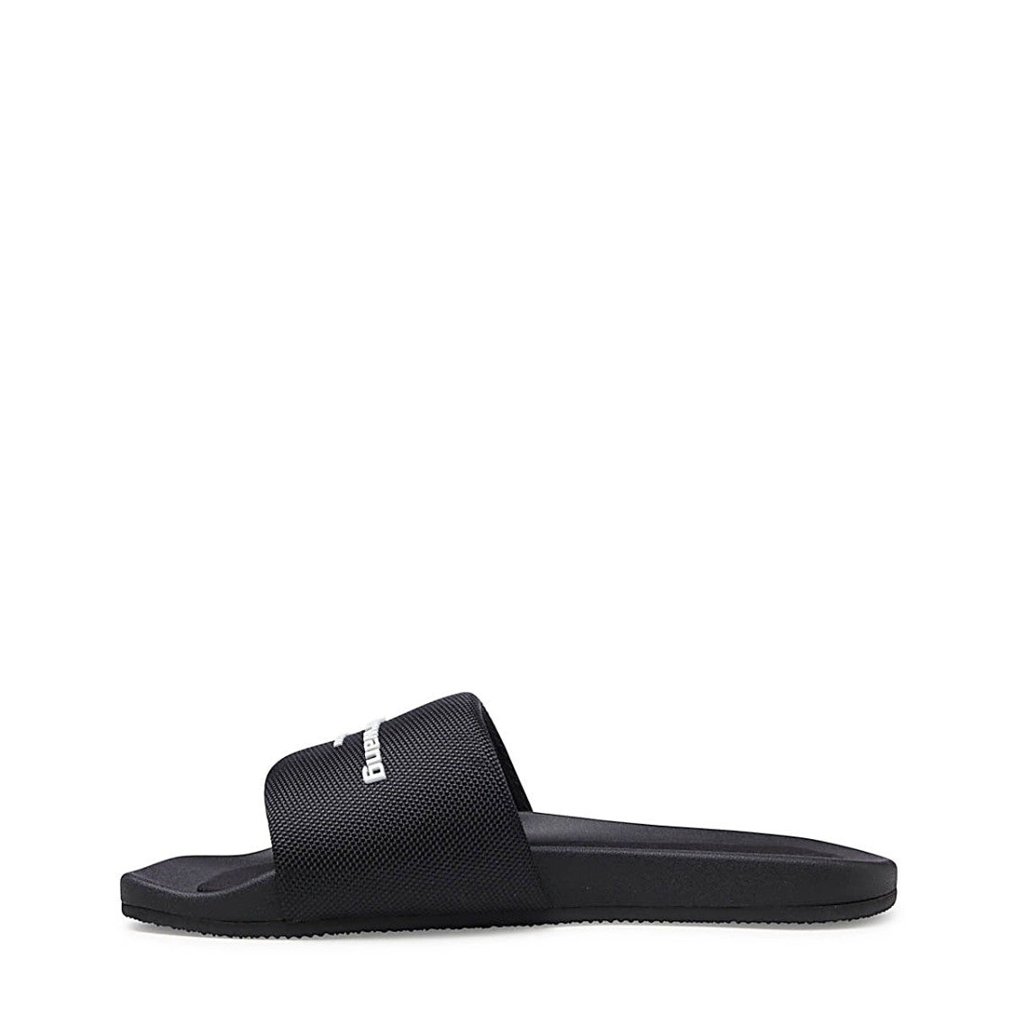 Alexander Wang Black Rubber Sliders