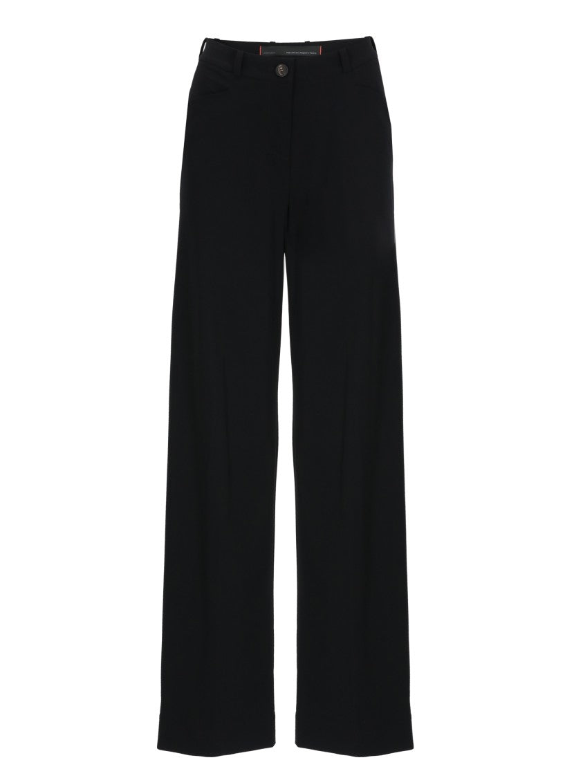 Rrd Black Surflex Livia Straight-Leg Pants