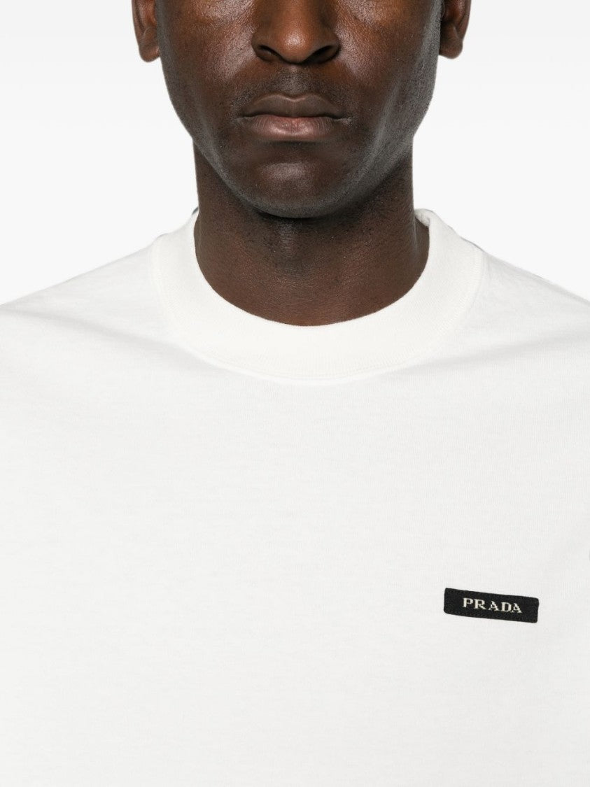 Prada Minimalist Logo Patch Sweater