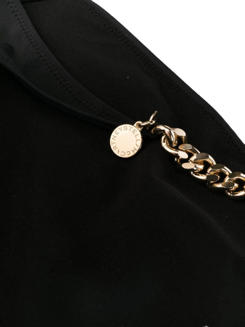 Stella Mccartney High Leg Brief With Gold-Tone Accents