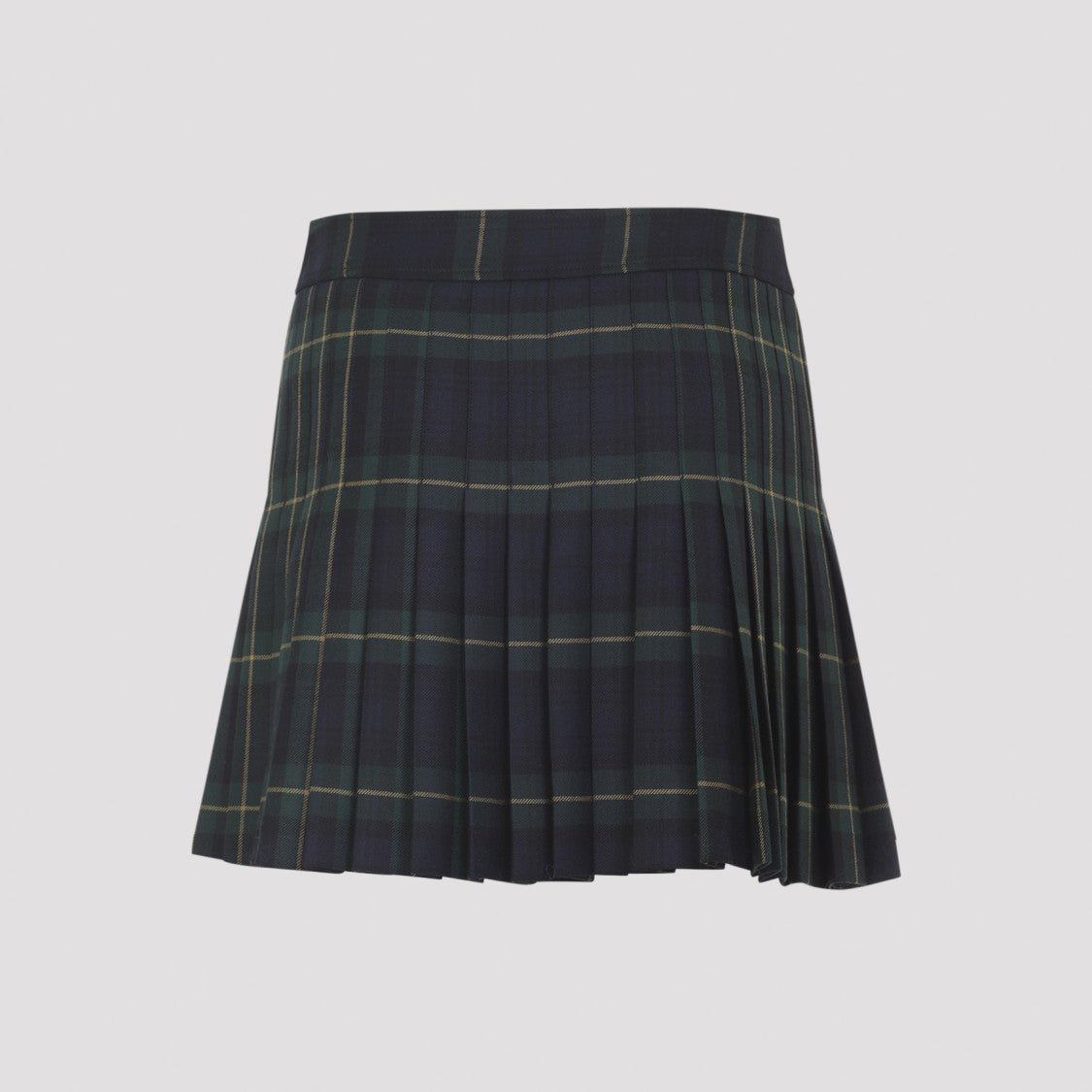 Celine Kilt-Inspired Mini Skirt