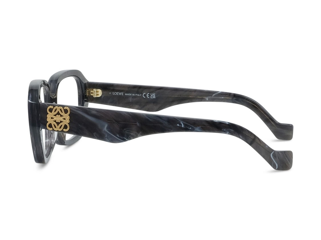 Loewe Marbled Lw50113i Oversized Square Acetate Eyeglasses