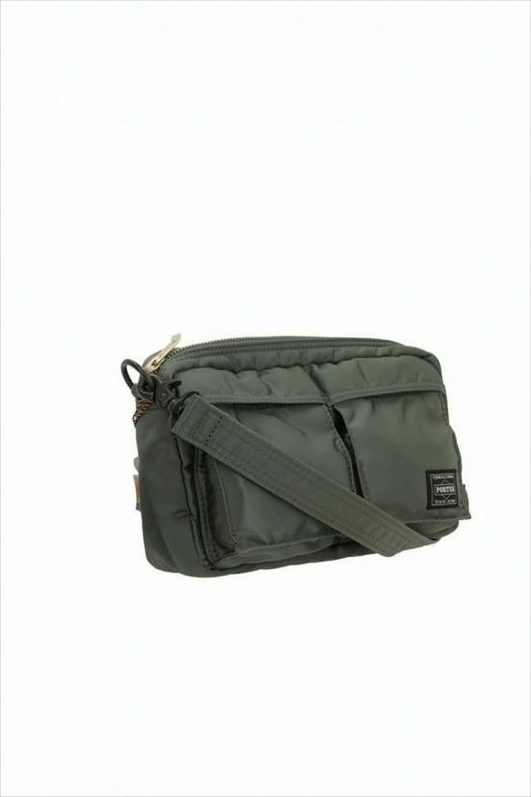 Porter Compact Nylon Shoulder Bag With Rectangular Design