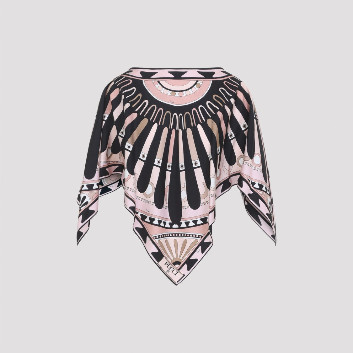 Pucci Geometric Pattern Silk Blouse With Loose Silhouette