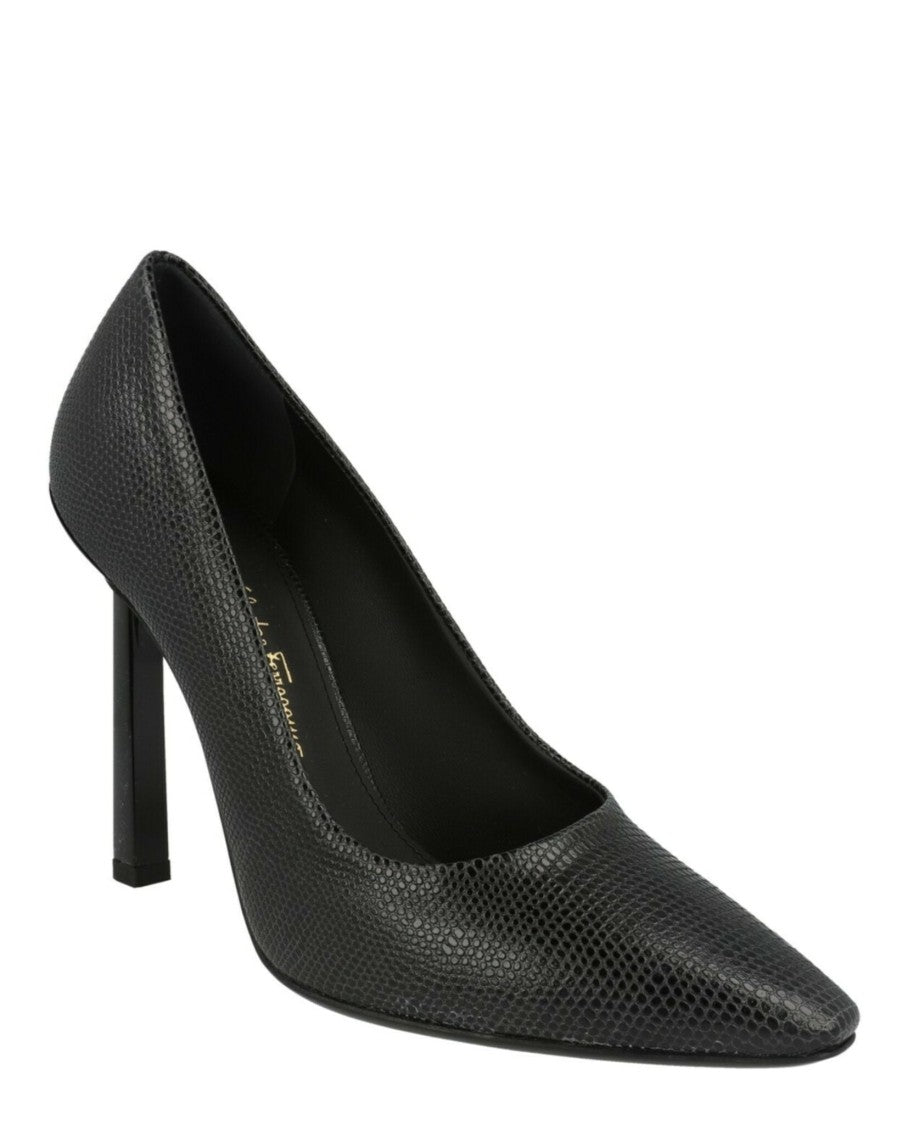 Ferragamo Justina X5 Leather Pumps