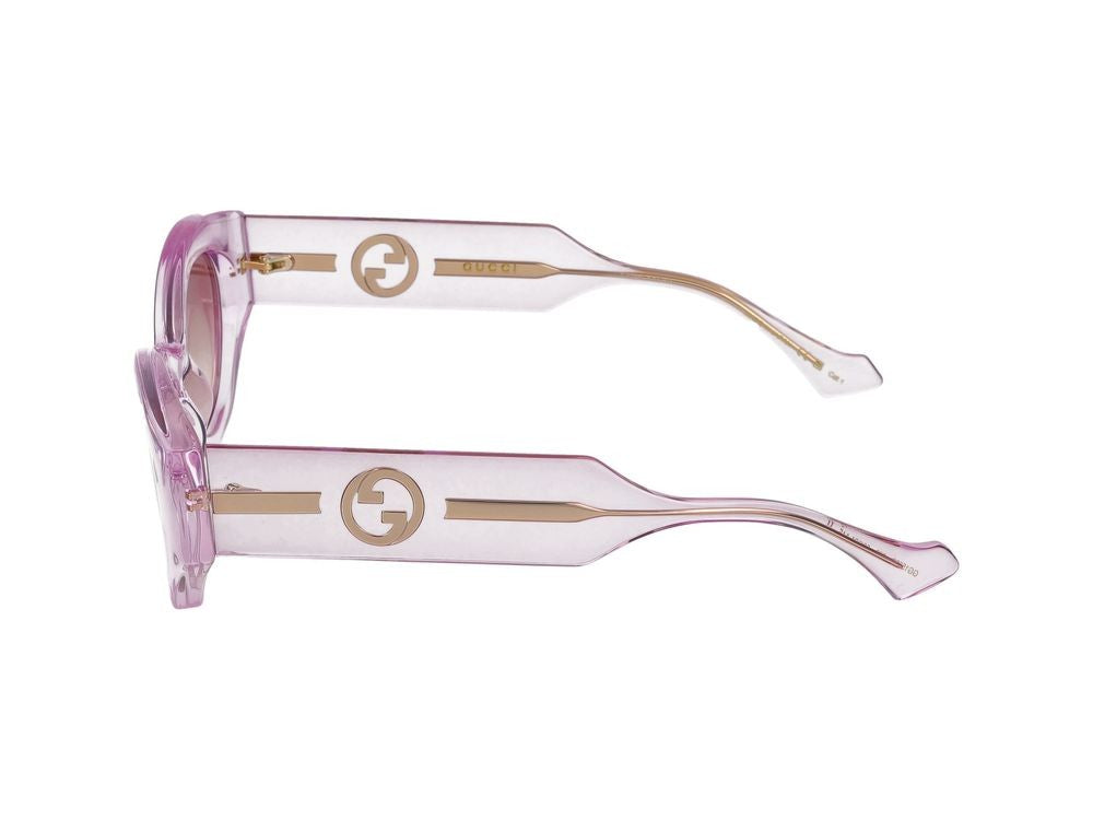 Gucci Pink Oversized Cat-Eye Sunglasses