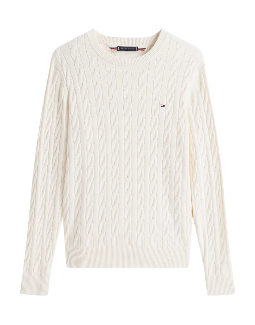 Tommy Hilfiger Premium Cable-Knit Cotton Jumper