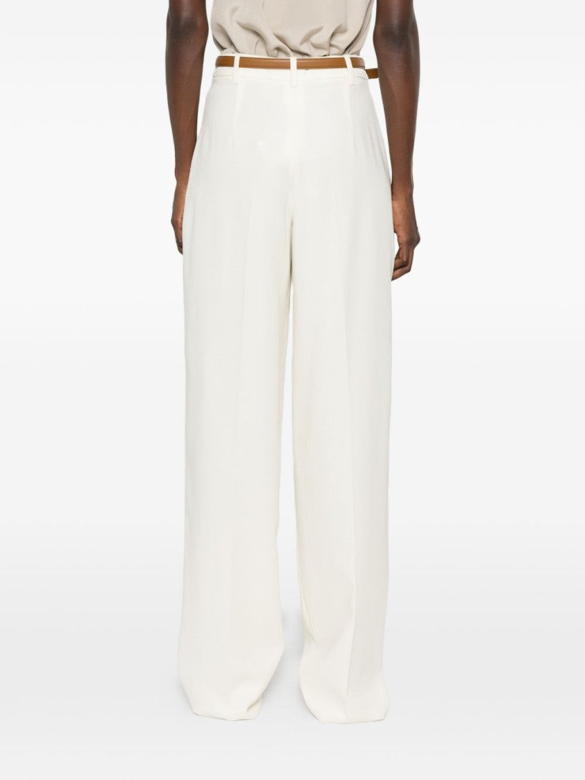 Max Mara Wide-Leg Pleated Front Pants