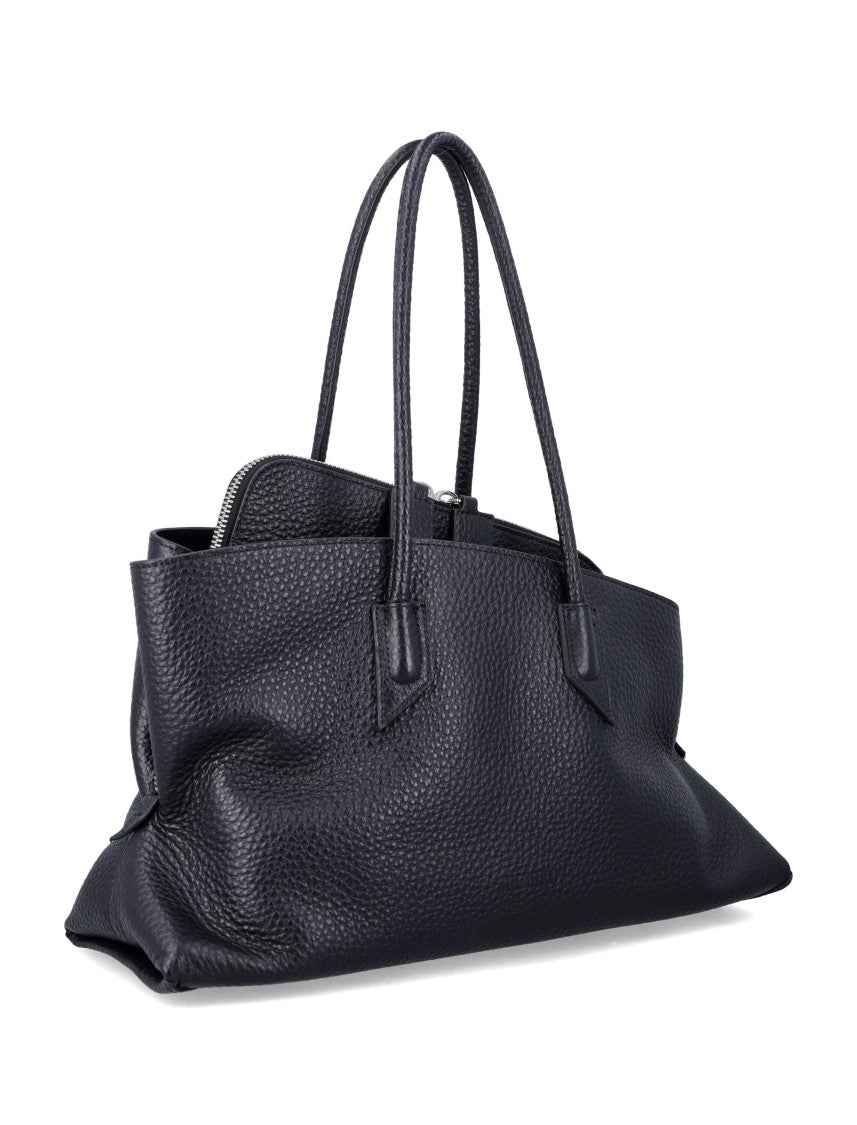 The Attico La Passeggiata Hammered Leather Tote