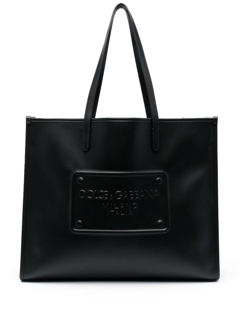 Dolce & Gabbana Smooth Black Calf Leather Dolce & Gabbana Bag