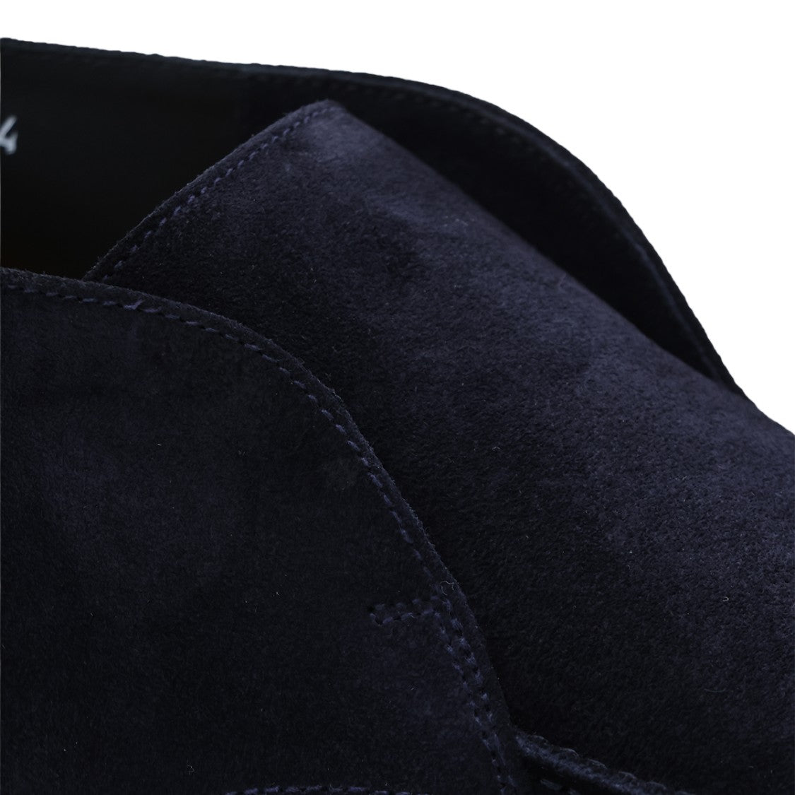 Doucal's Minimalist Black Suede Boots With Moc Toe Detail