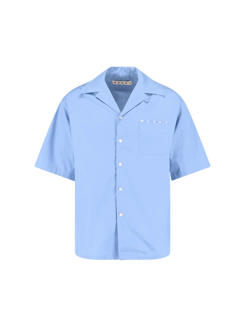 Marni Bowling Shirt – Light Blue