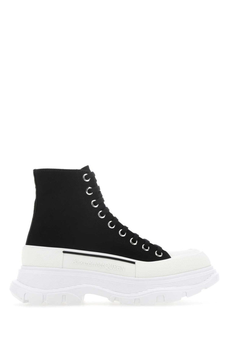Alexander Mcqueen Black Canvas Canvas Sack Sneakers