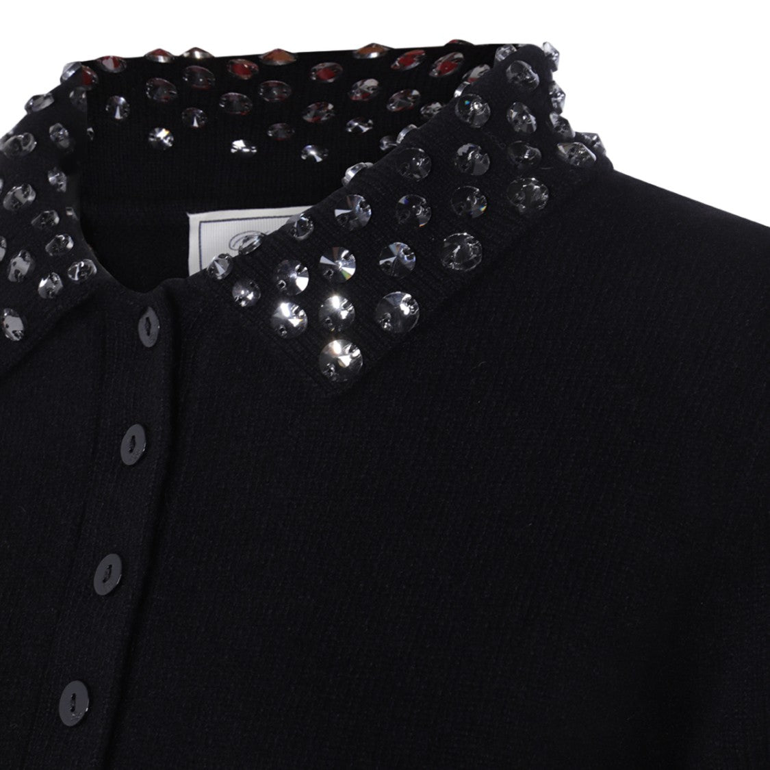 Blumarine Short-Sleeved Polo Shirt With Sequined Collar