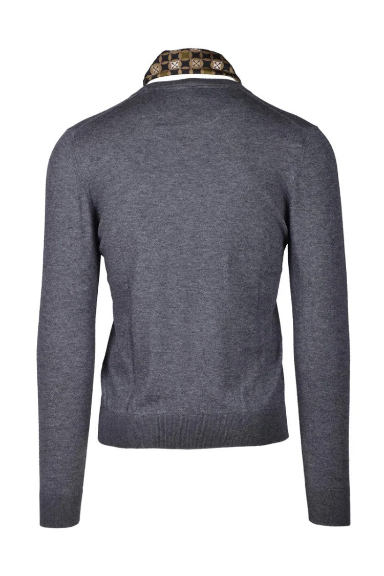 Wild Cashmere Men's Silk And Cashmere Sweater - Grey