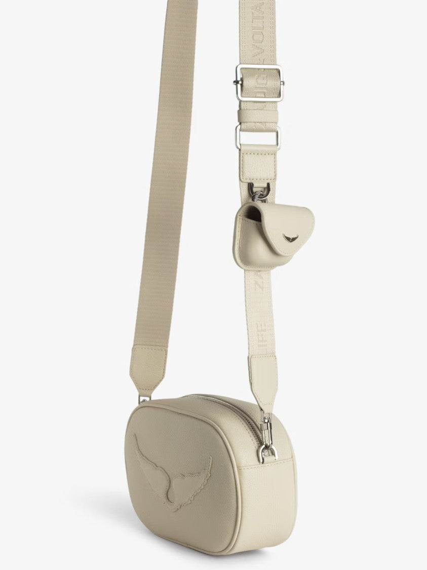 Zadig & Voltaire Oval Textured Crossbody Bag