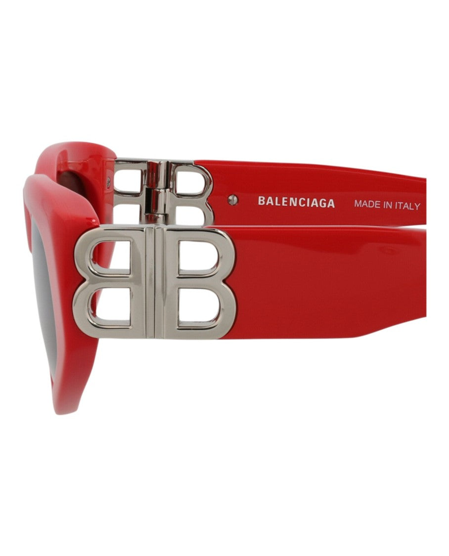 Balenciaga Cat Eye-Frame Recycled Acetate Sunglasses With Metallic Temples