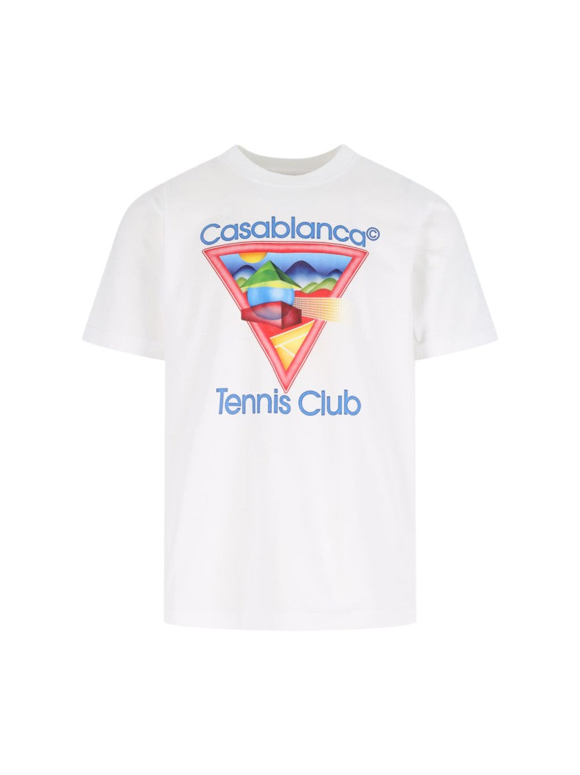 Casablanca Tennis Club T-Shirt White