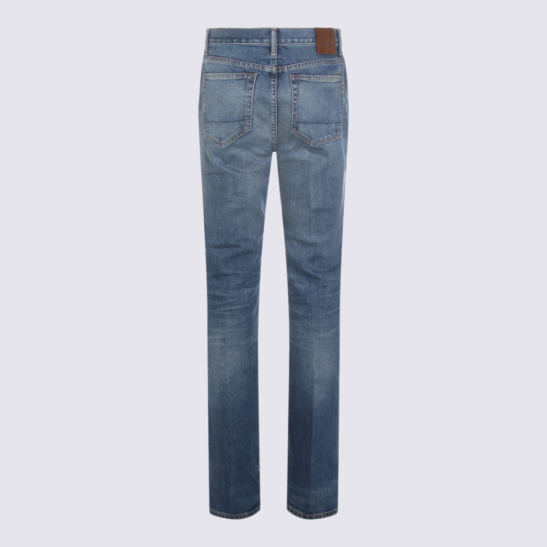 Tom Ford Mid-Rise Straight-Leg Jeans With Subtle Stitching Details
