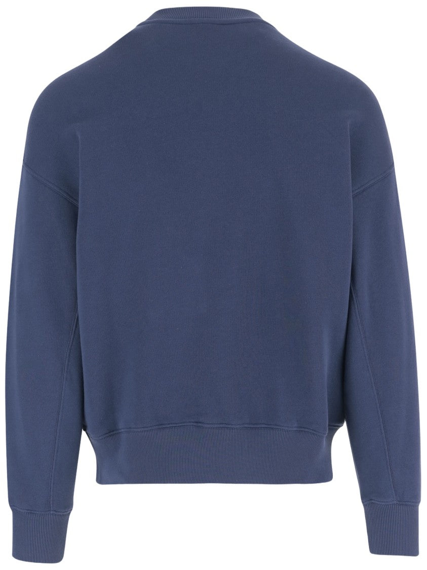Autry Cotton Sweatshirt With Tone-On-Tone Logo Detail