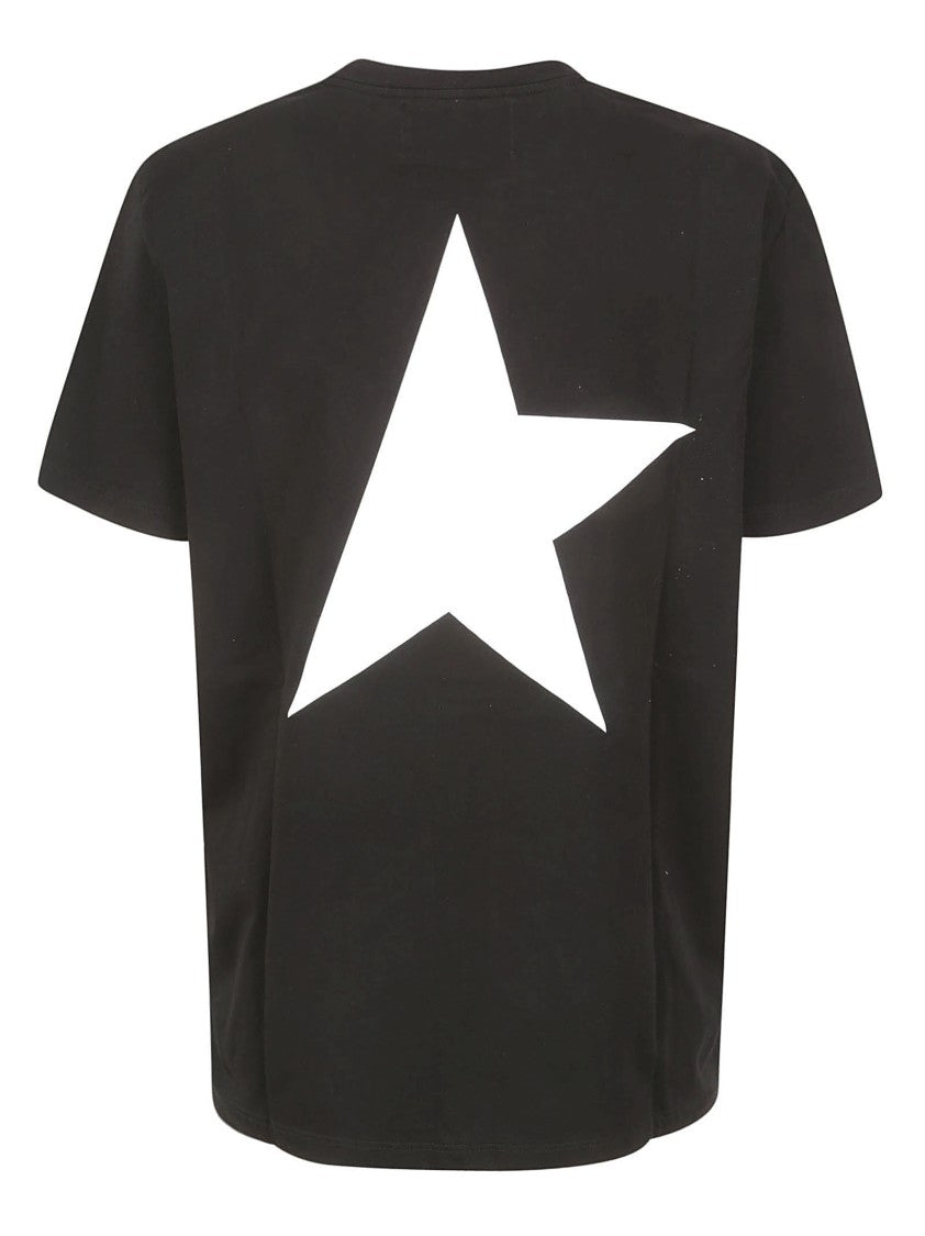 Golden Goose Classic Black T-Shirt With Iconic Branding
