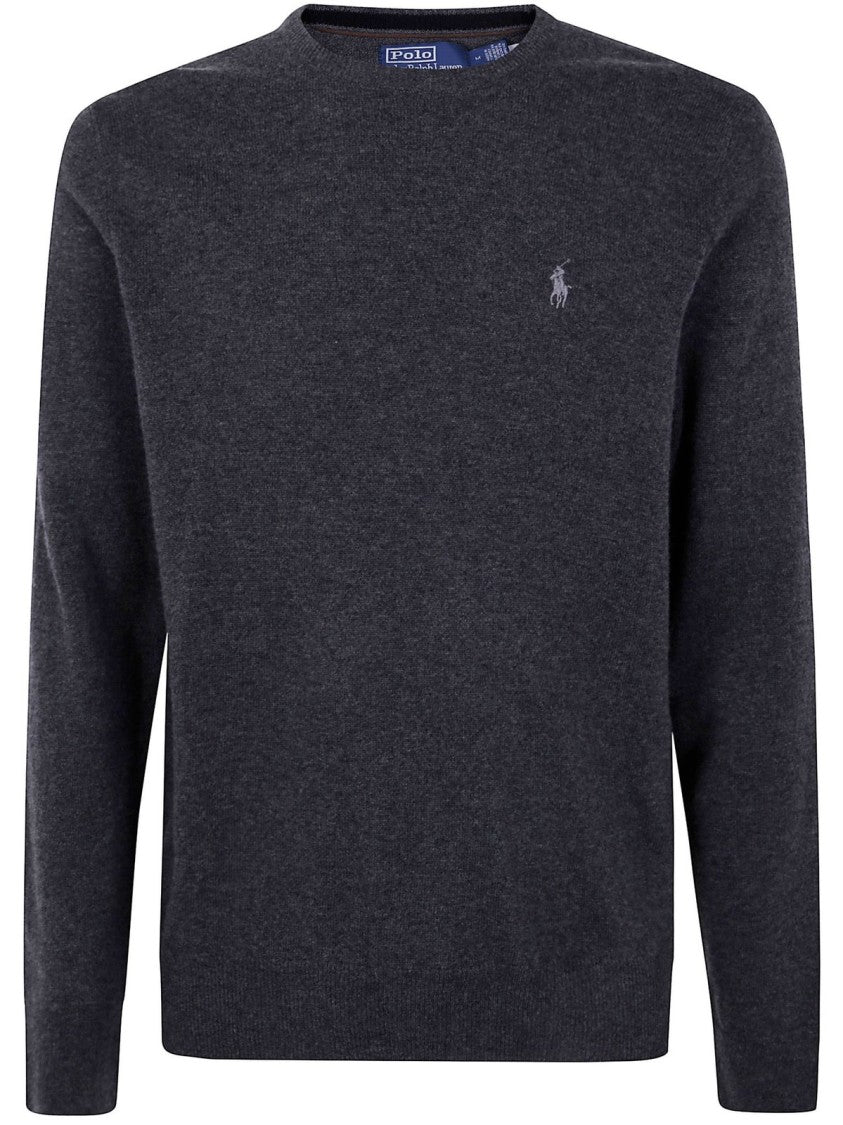 Polo Ralph Lauren Logo Wool Sweater – Grey