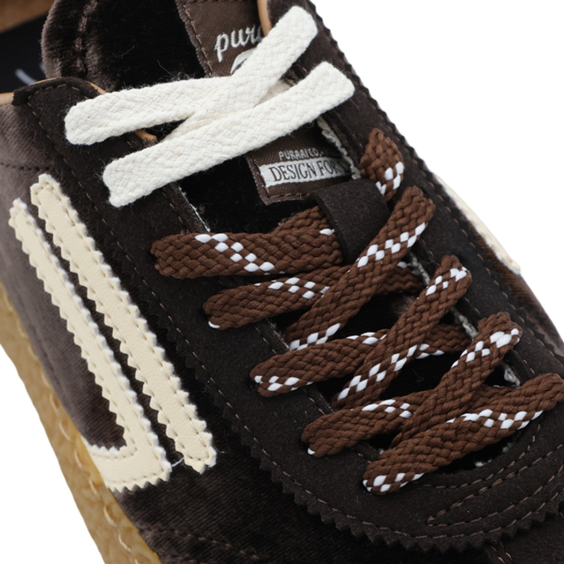 Puraai Textured Contrast-Accent Sneakers