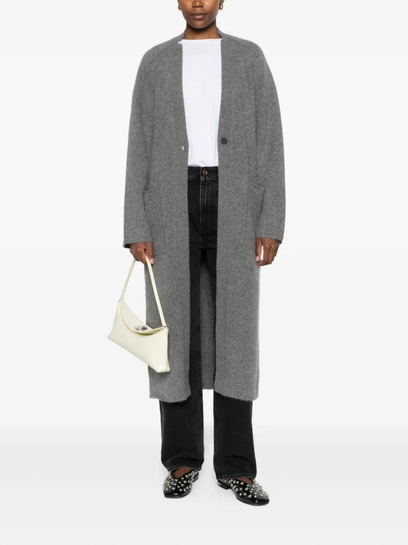 Loulou Studio Yak Buttoned Patch-Pocket Cardigan