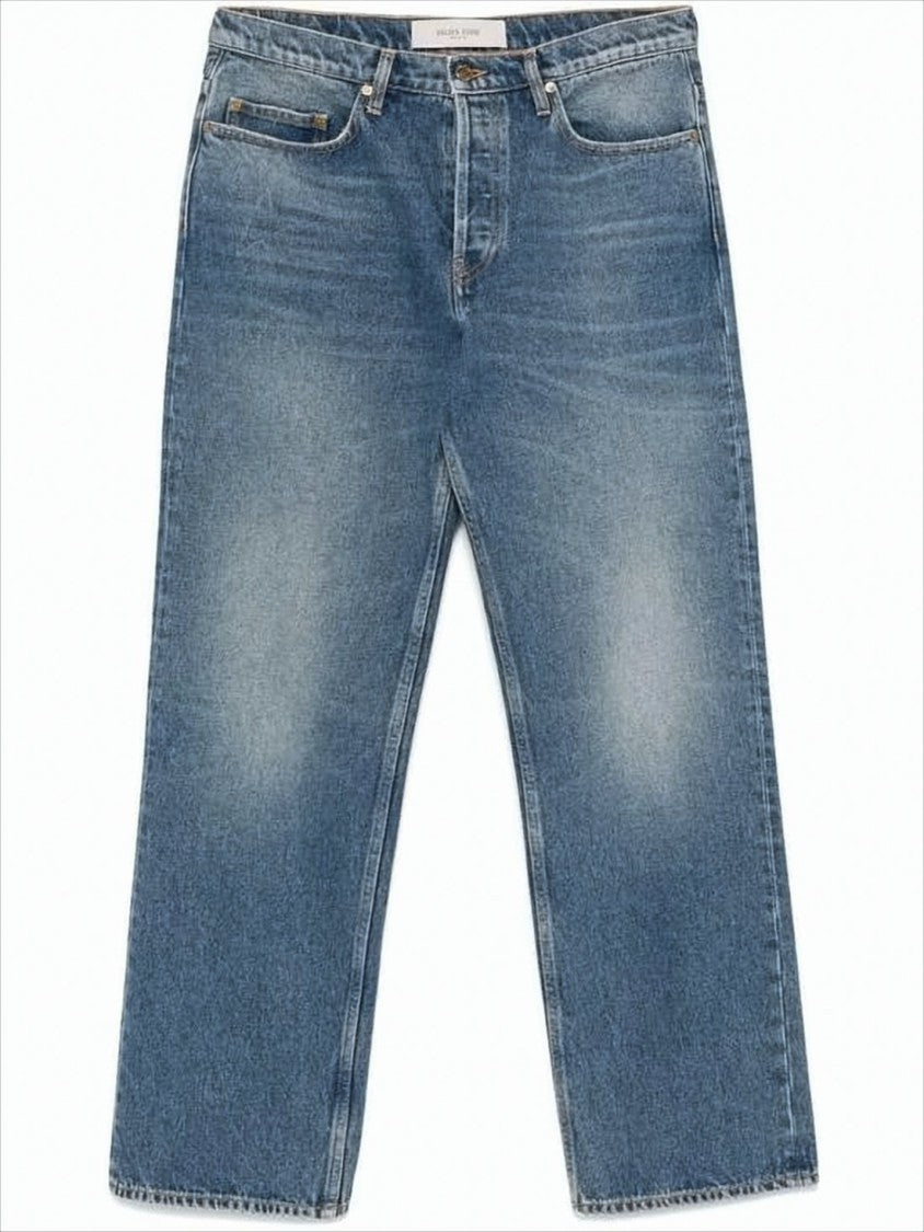 Golden Goose Relaxed Wide-Leg Denim Pants