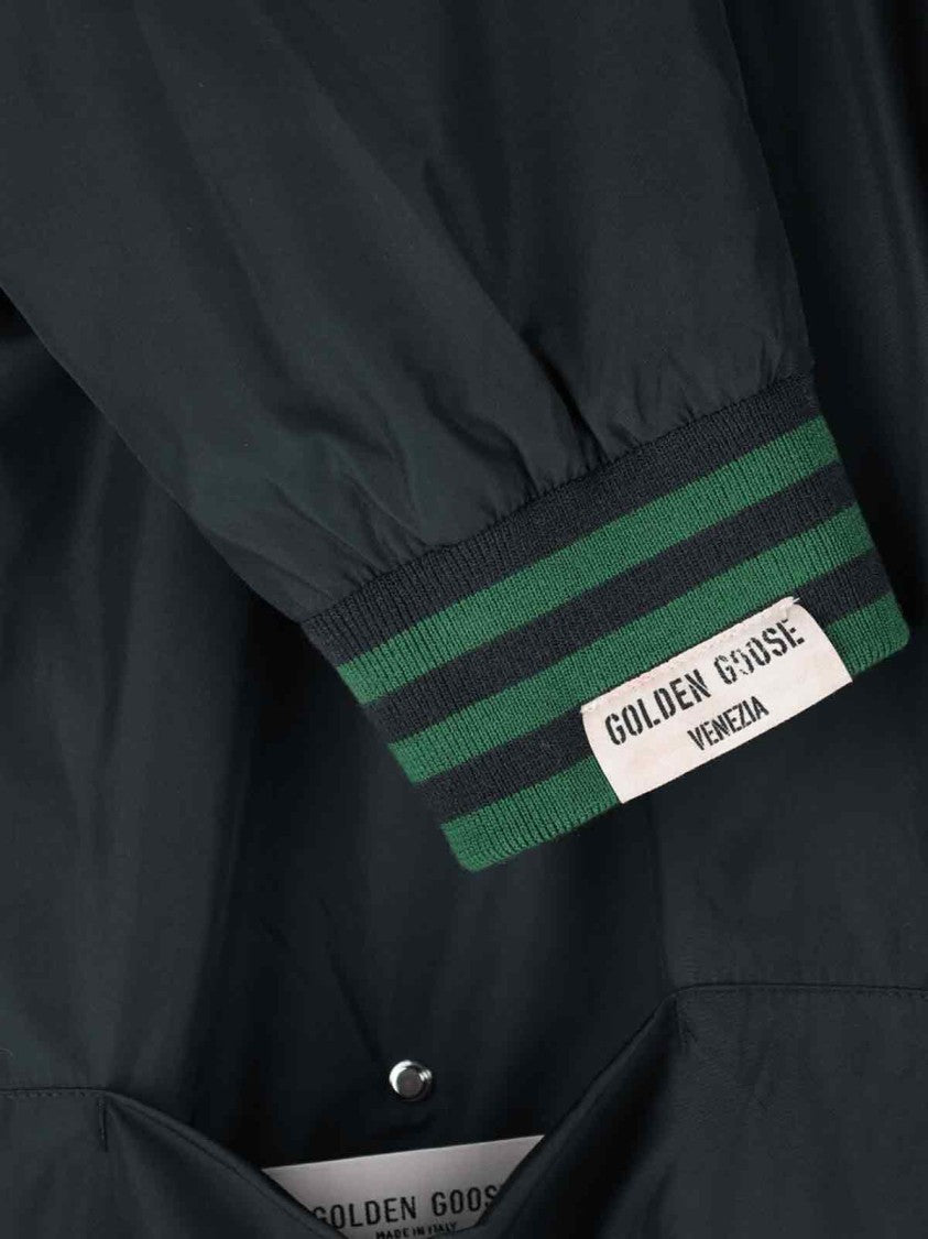 Golden Goose Reversible Zip Hoodie – Green/Blue