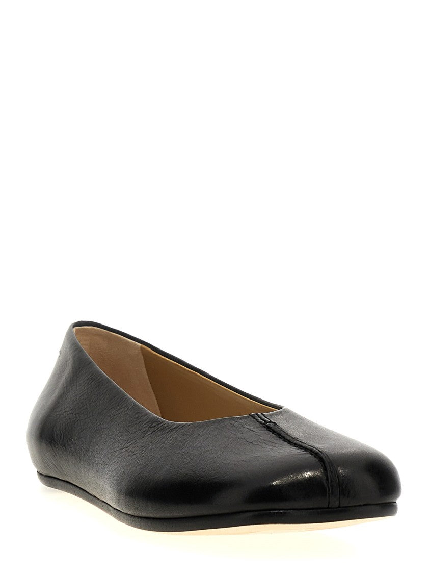 Mm6 By Maison Margiela Leather Ballet Flats
