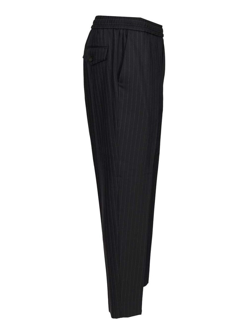 Golden Goose Tailored Blue Pinstripe Trousers