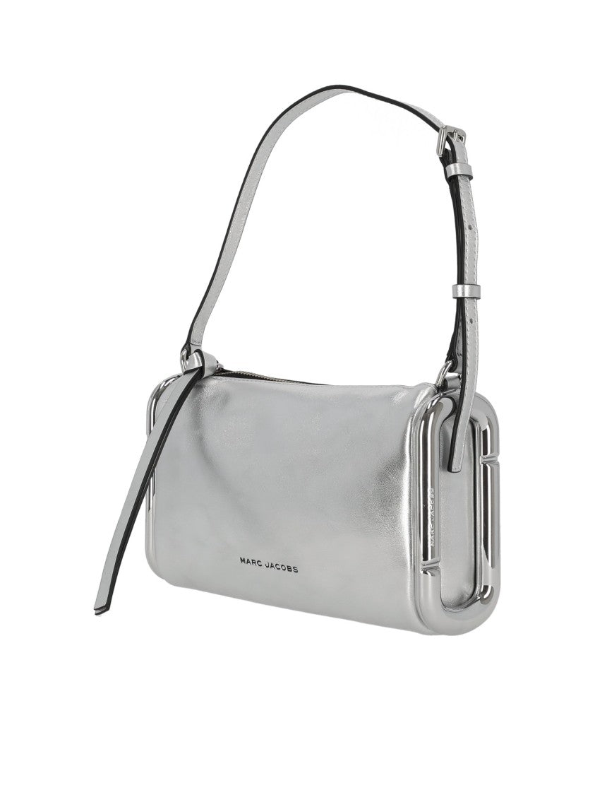 Marc Jacobs Silver The Juliette Shoulder Leather Bag