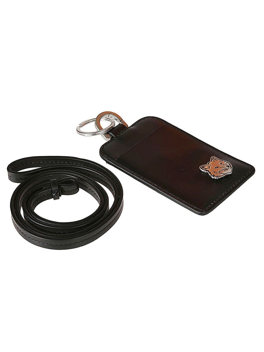 Maison Kitsuné Fox Head Neck Cardholder