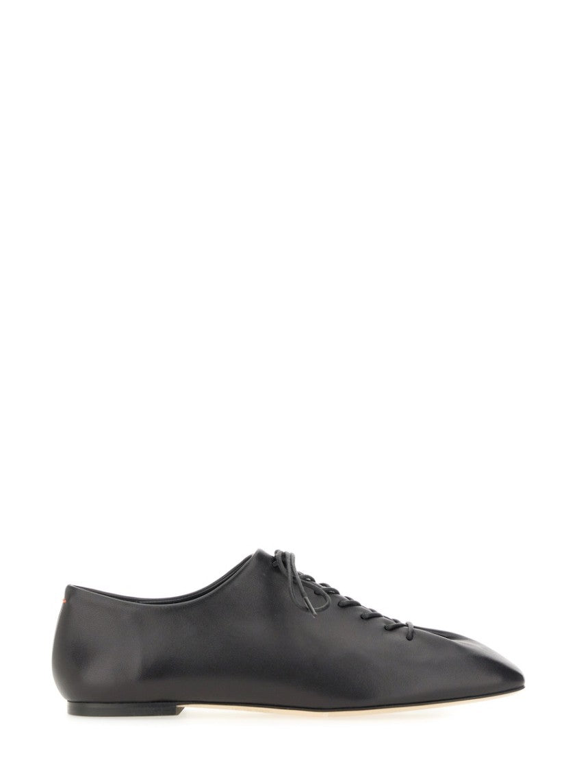 Aeydē "Isla" Black Lace-Up Shoe