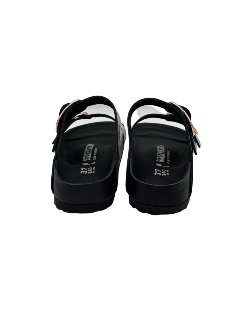 Birkenstock Arizona Big Buckle Exquisite Shine Sandals – Black