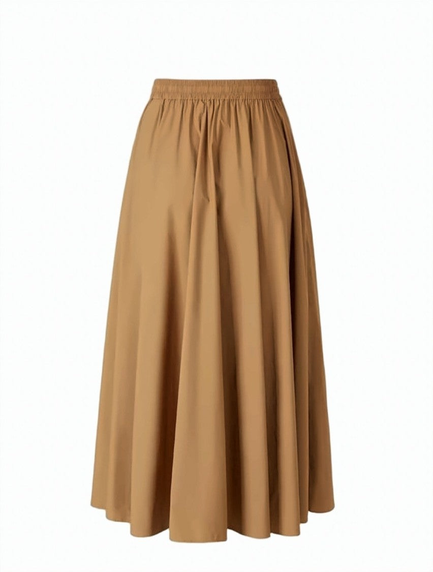 Herno Midi Nylon Drawstring Pocket Skirt