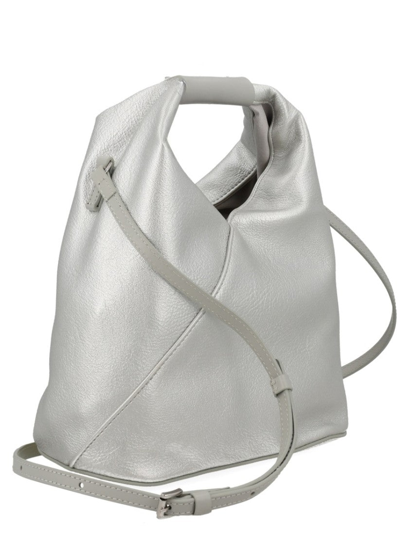 Mm6 By Maison Margiela Silver Japanese Small Folded Shoulder Bag
